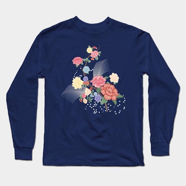 colourful vibrant art Long Sleeve T-Shirt by bless2015